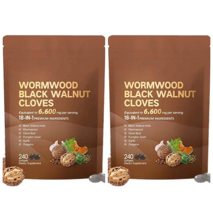 Black Walnut Wormwood Cleanse - 6,600mg softgels