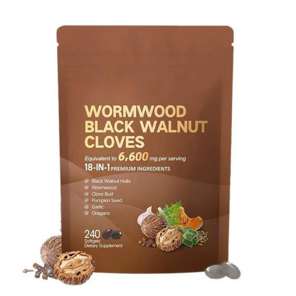 Black Walnut Wormwood Cleanse - 6,600mg softgels