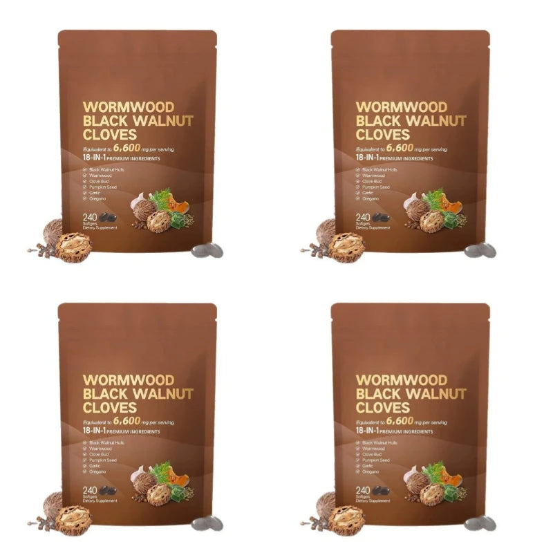 Black Walnut Wormwood Cleanse - 6,600mg softgels