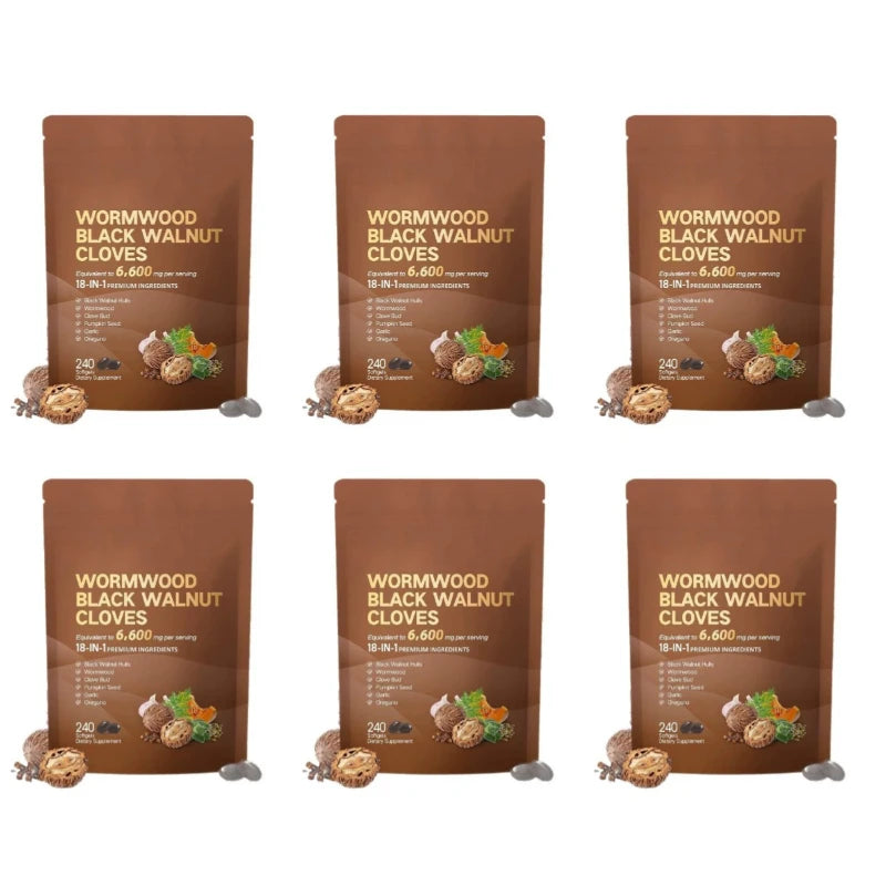 Black Walnut Wormwood Cleanse - 6,600mg softgels